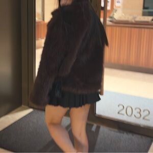 Dark Brown Faux Fur Coat - Cozy Luxe Outerwear